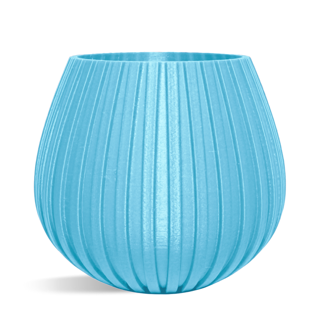 Decorative Drop Lines Plant Pot