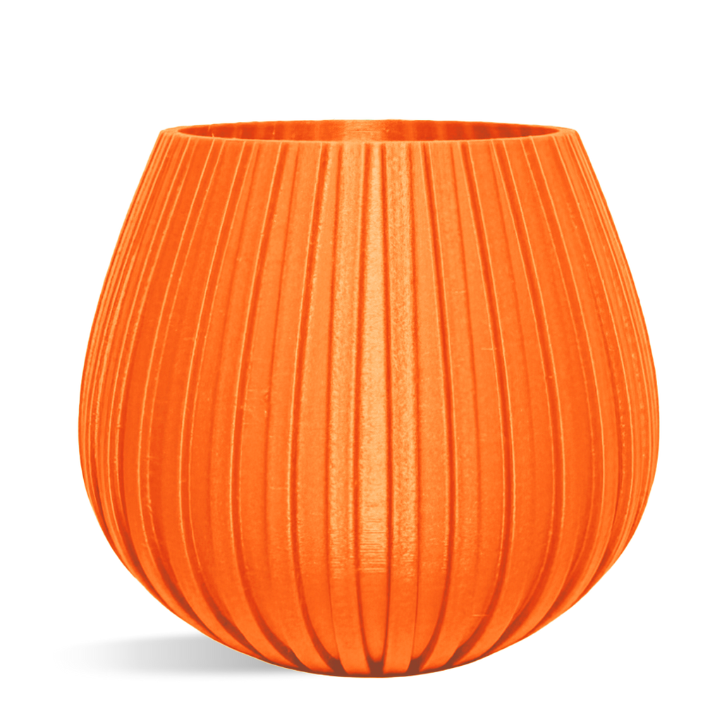 Decorative Drop Lines Plant Pot