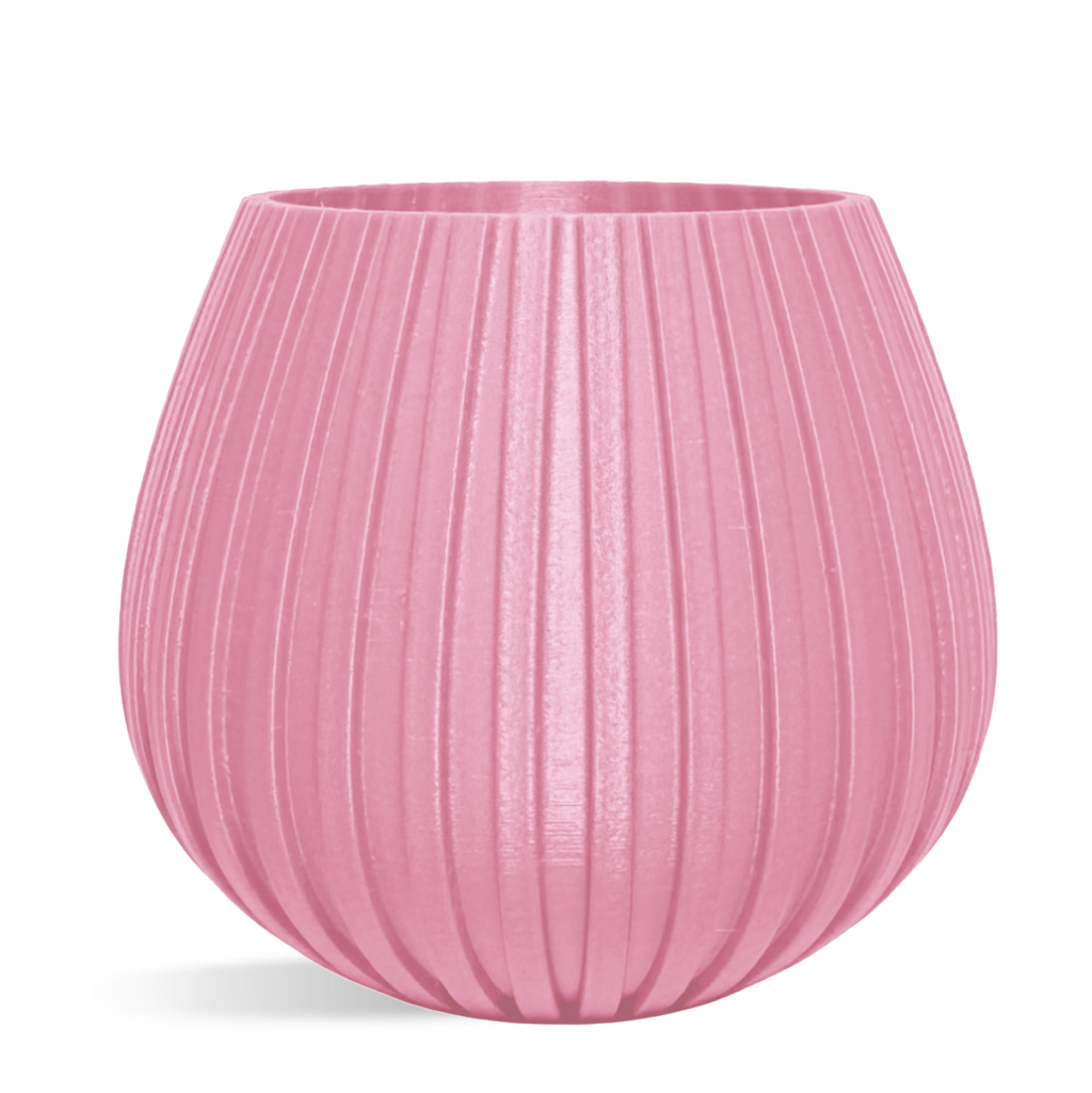 Decorative Drop Lines Plant Pot