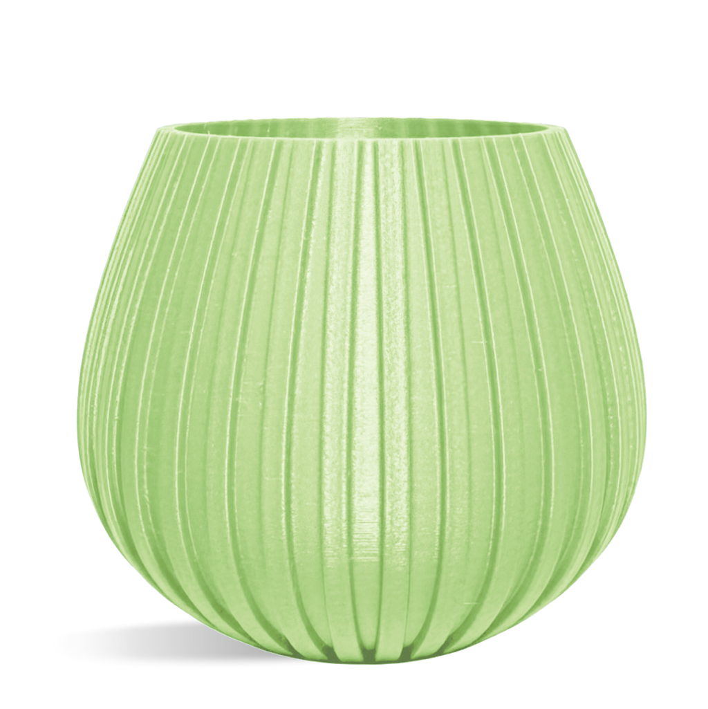 Decorative Drop Lines Plant Pot