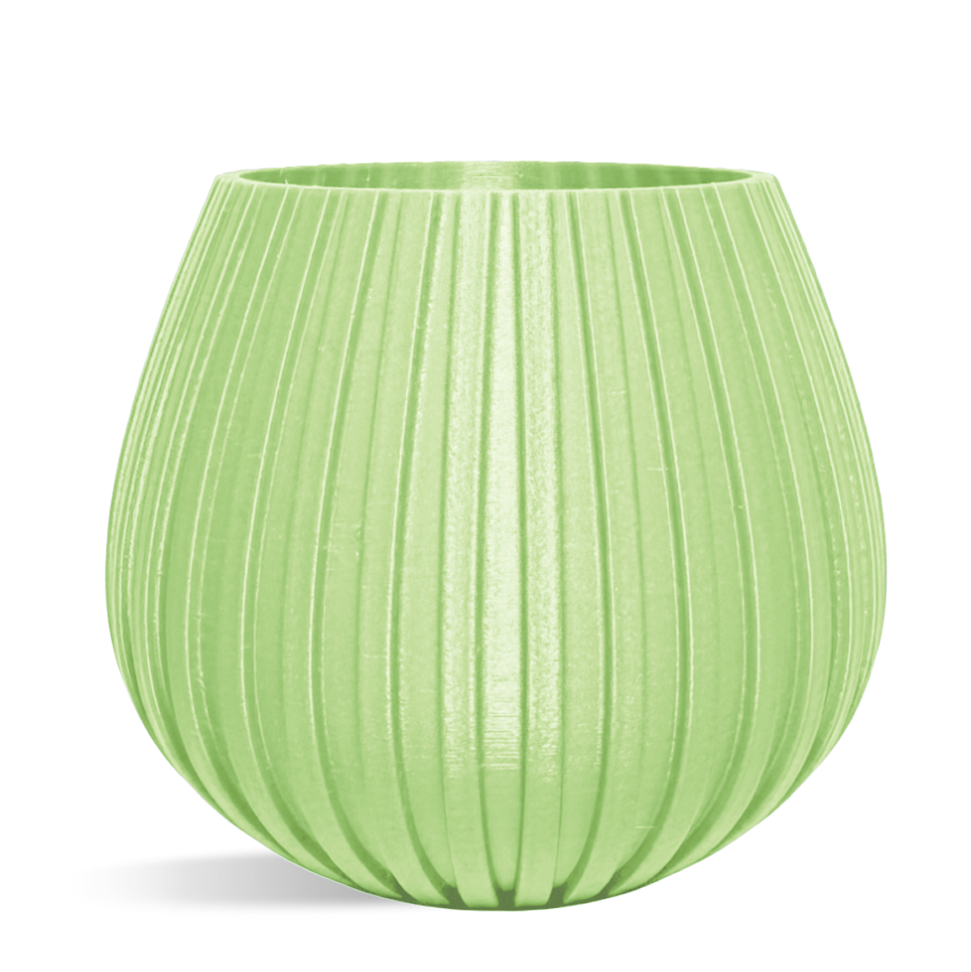 Decorative Drop Lines Plant Pot