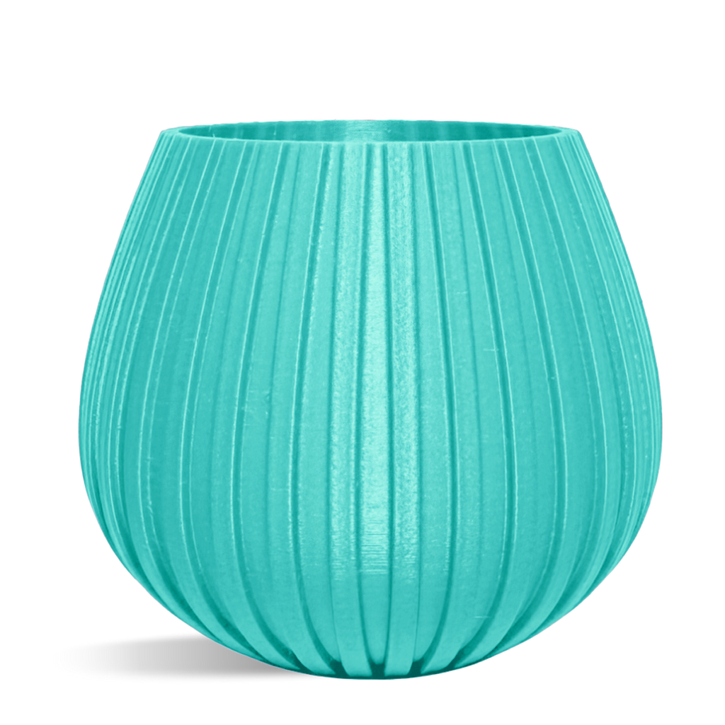 Decorative Drop Lines Plant Pot