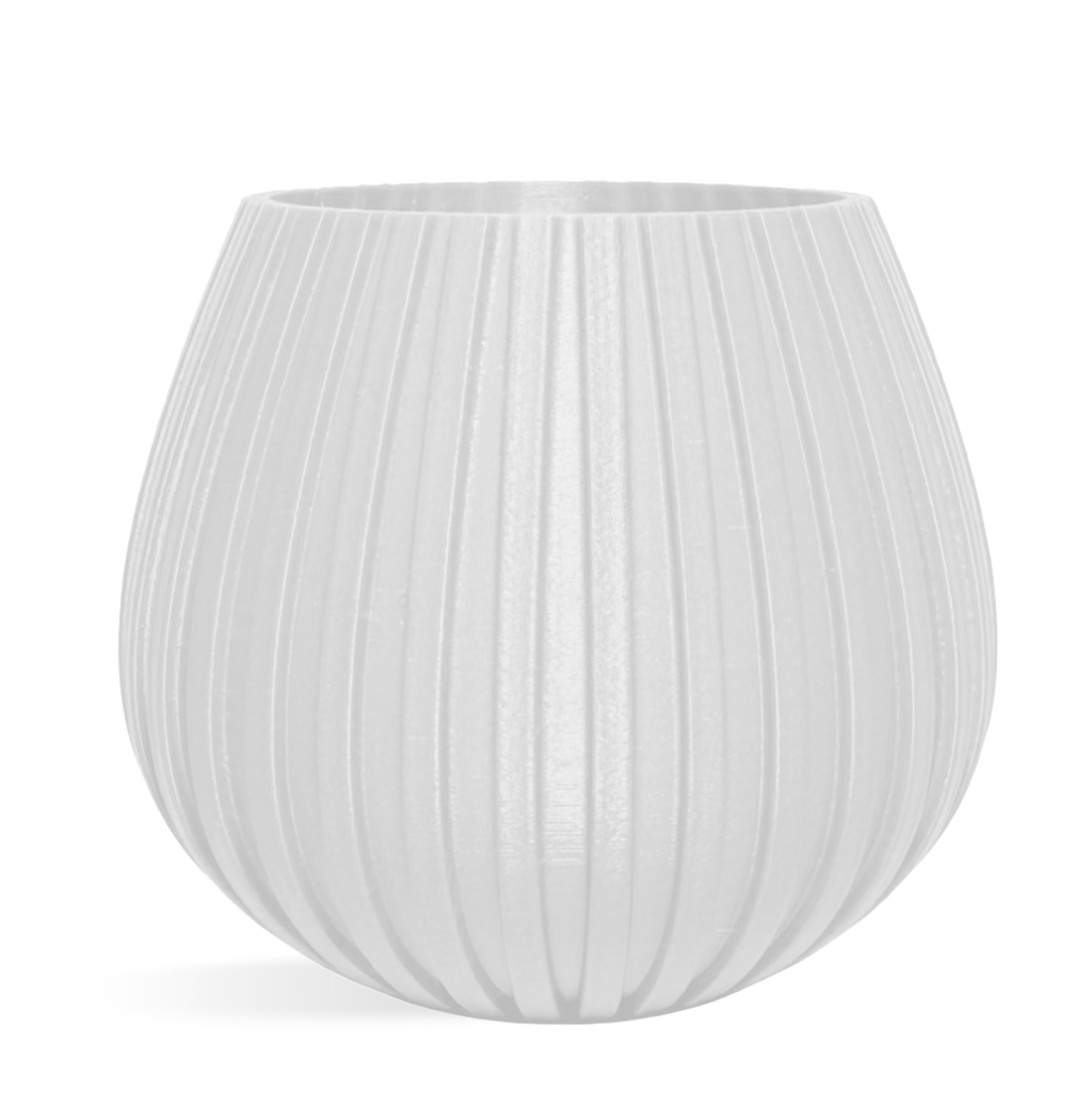 Decorative Drop Lines Plant Pot