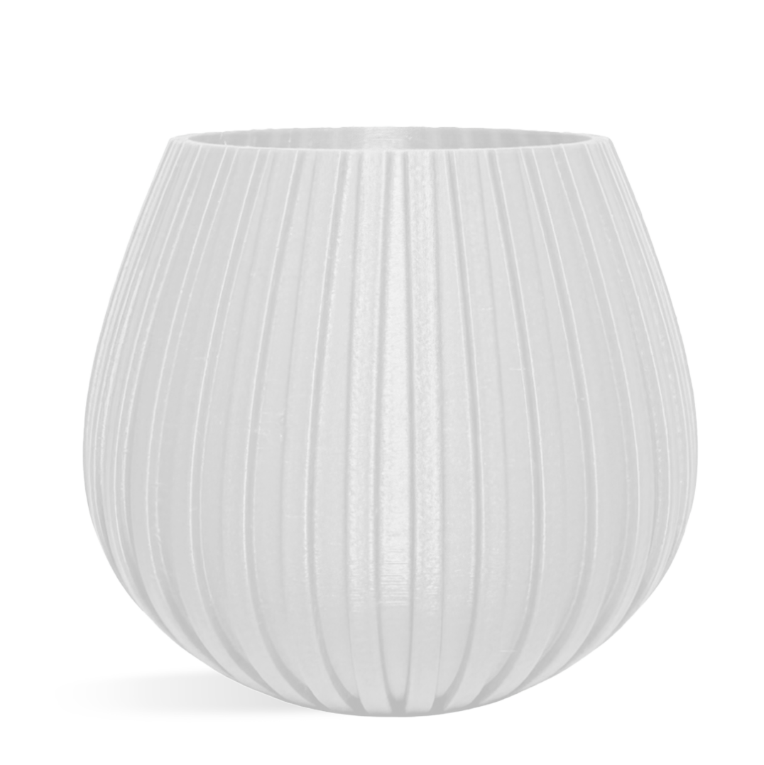 Decorative Drop Lines Plant Pot