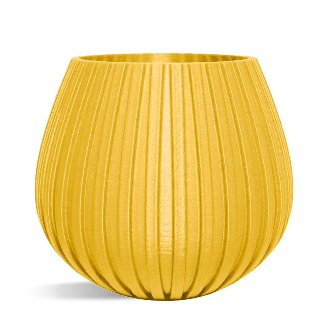 Decorative Drop Lines Plant Pot