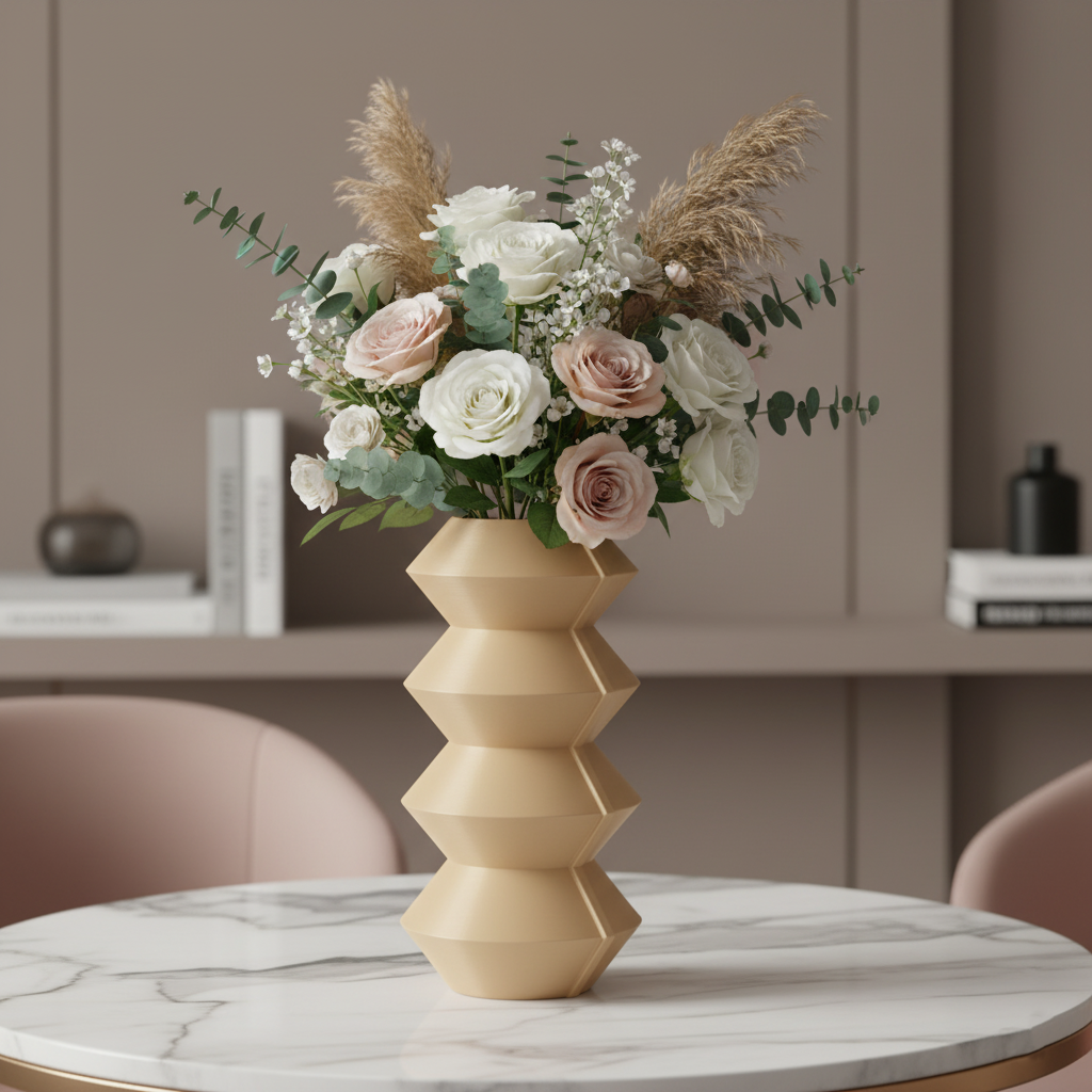 Edge Decorative Vase - line