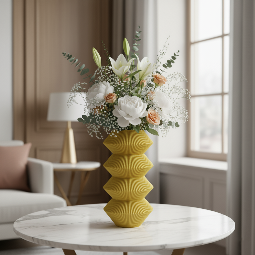 Edge Decorative Vase - stripes
