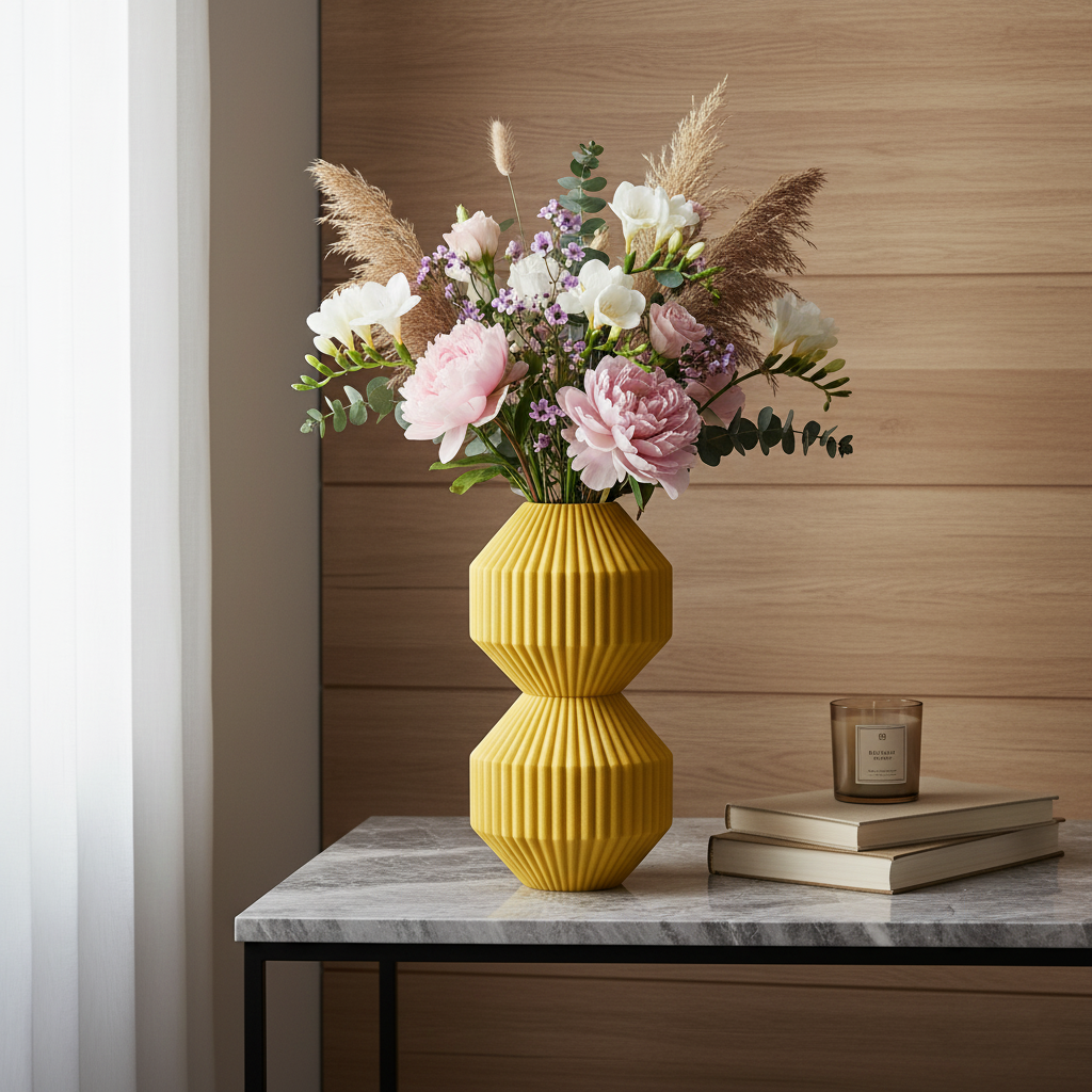 Stackable Vase Hexa Bubbles - Duo