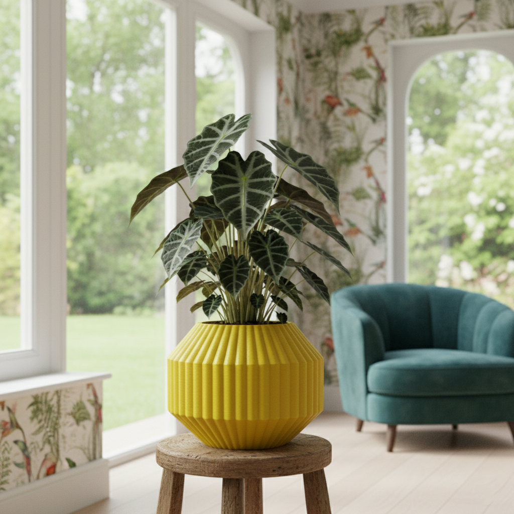 Decorative Hexa Bubbles Plant Pot