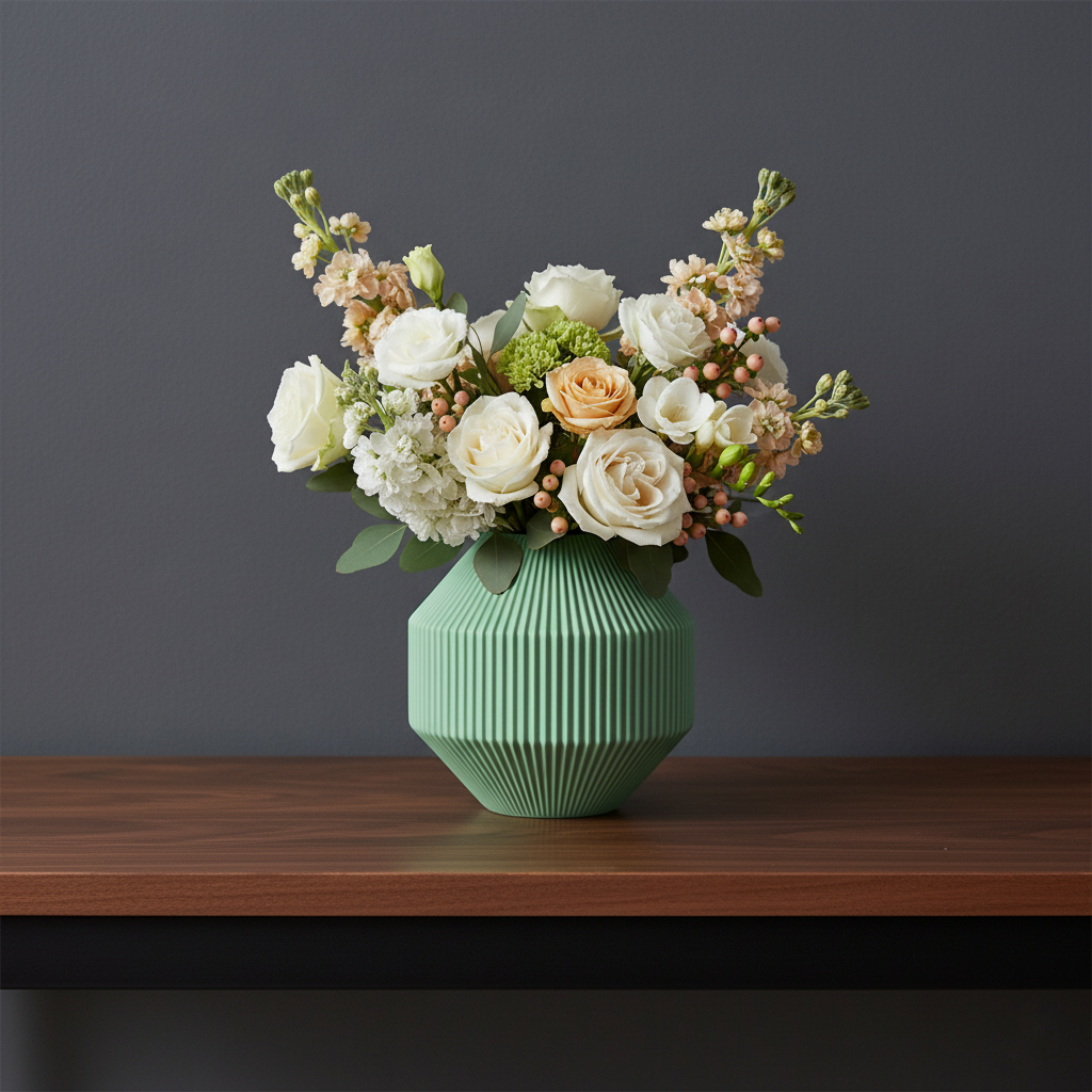 Stackable Vase Hexa - stripes