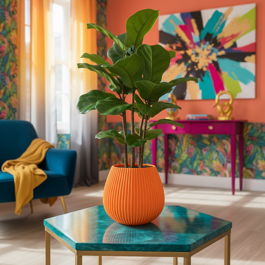 Decorative Drop Plant Pot