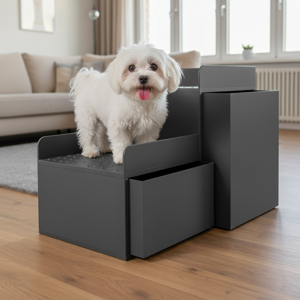 Pet Stairs Grandita - set with Storage Drawers
