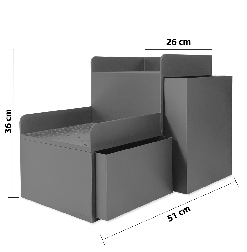 Pet Stairs Grandita - set with Storage Drawers