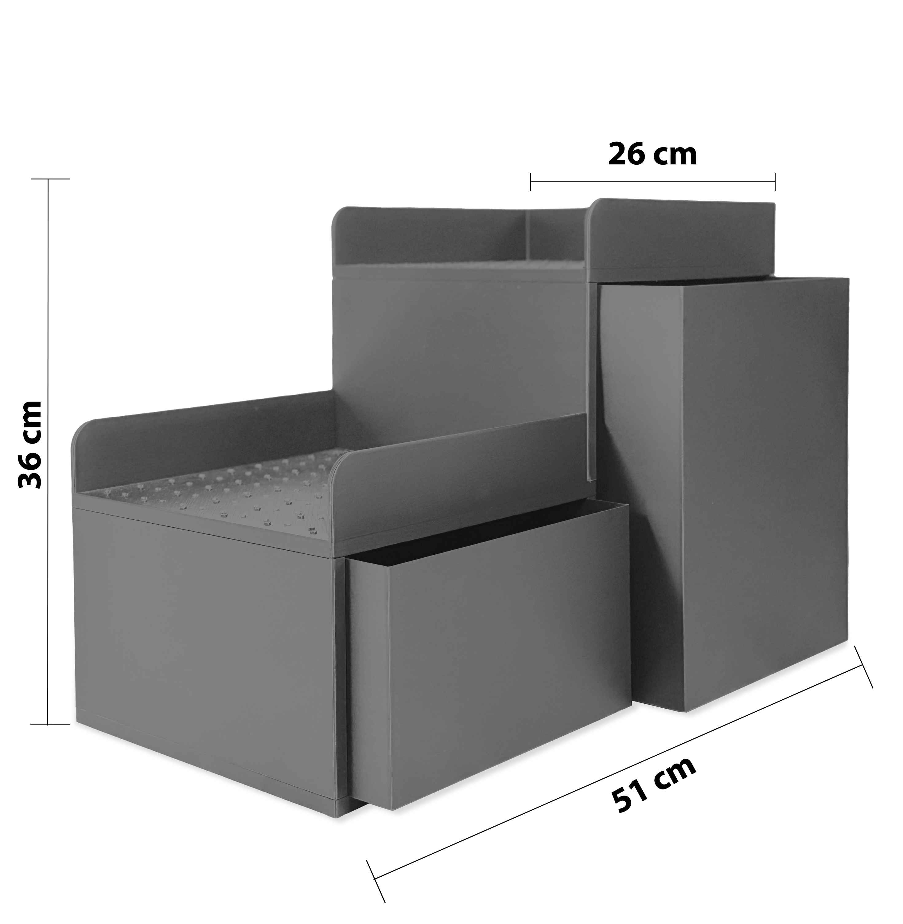 Pet Stairs Grandita - set with Storage Drawers