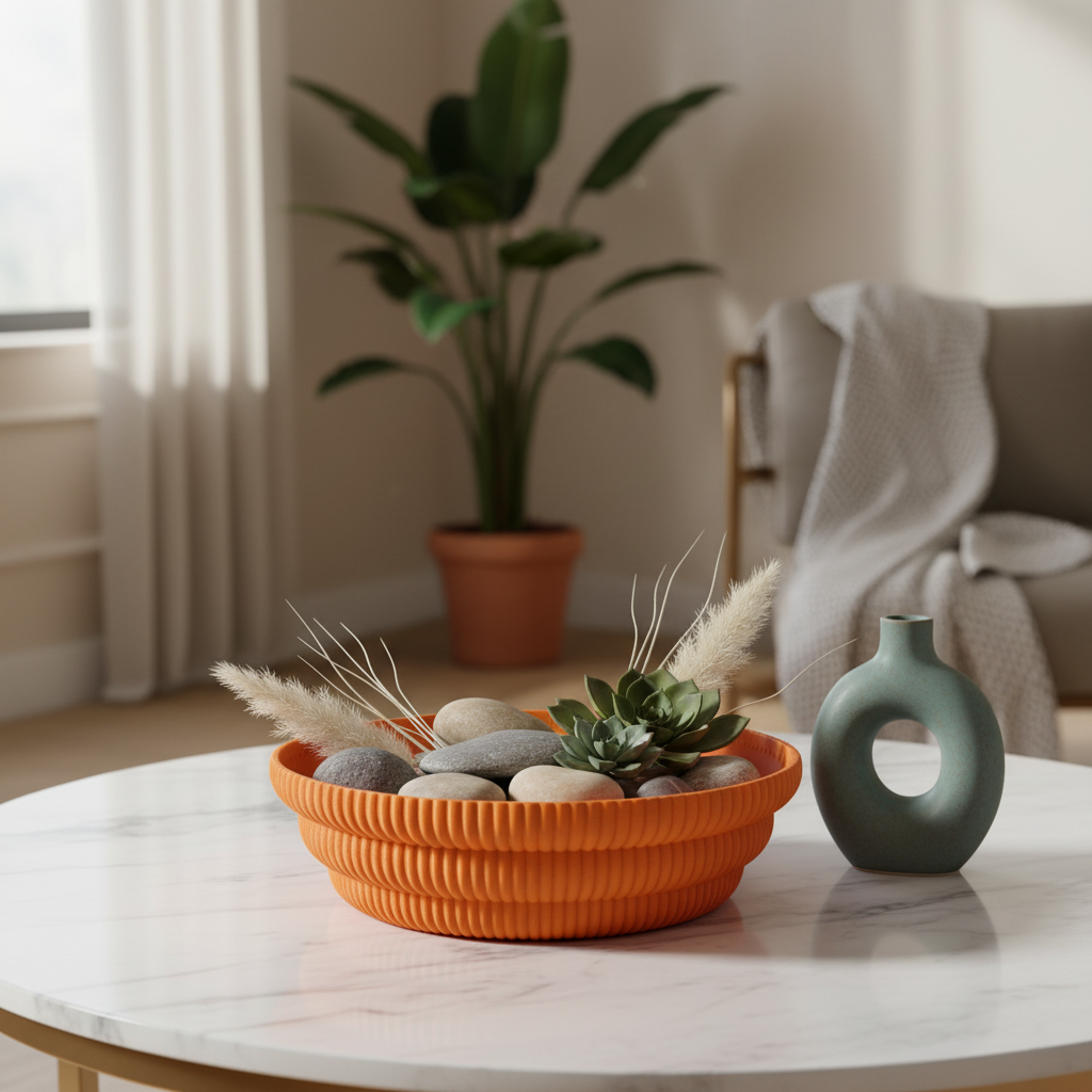 Decorative Pebble Bowl