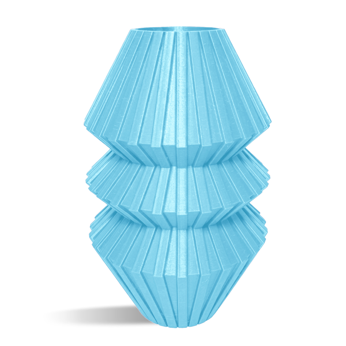 Pillar Decorative Vase - lines