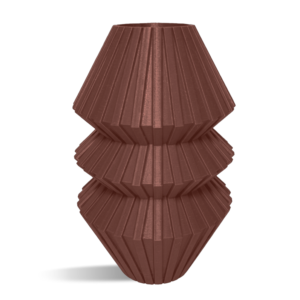 Pillar Decorative Vase - lines