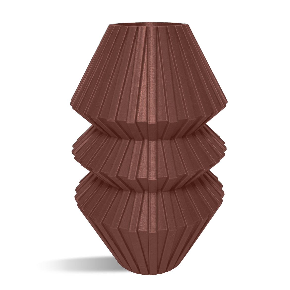 Pillar Decorative Vase - lines