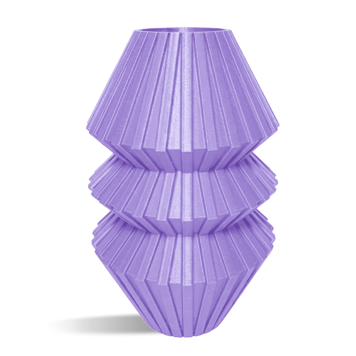 Pillar Decorative Vase - lines