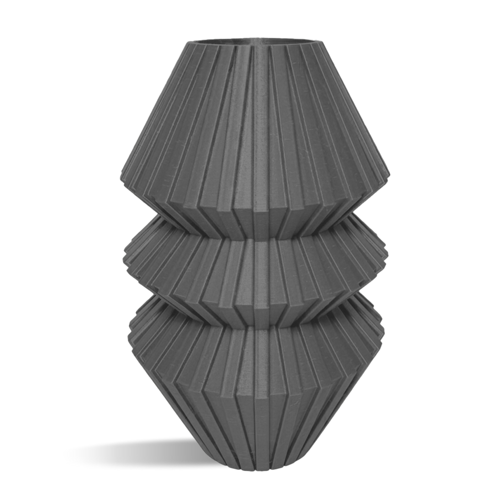 Pillar Decorative Vase - lines