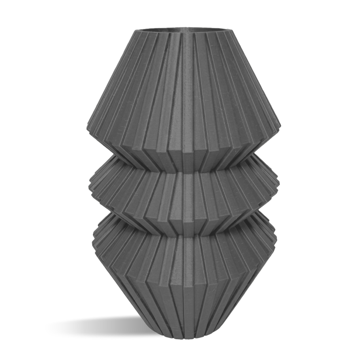 Pillar Decorative Vase - lines