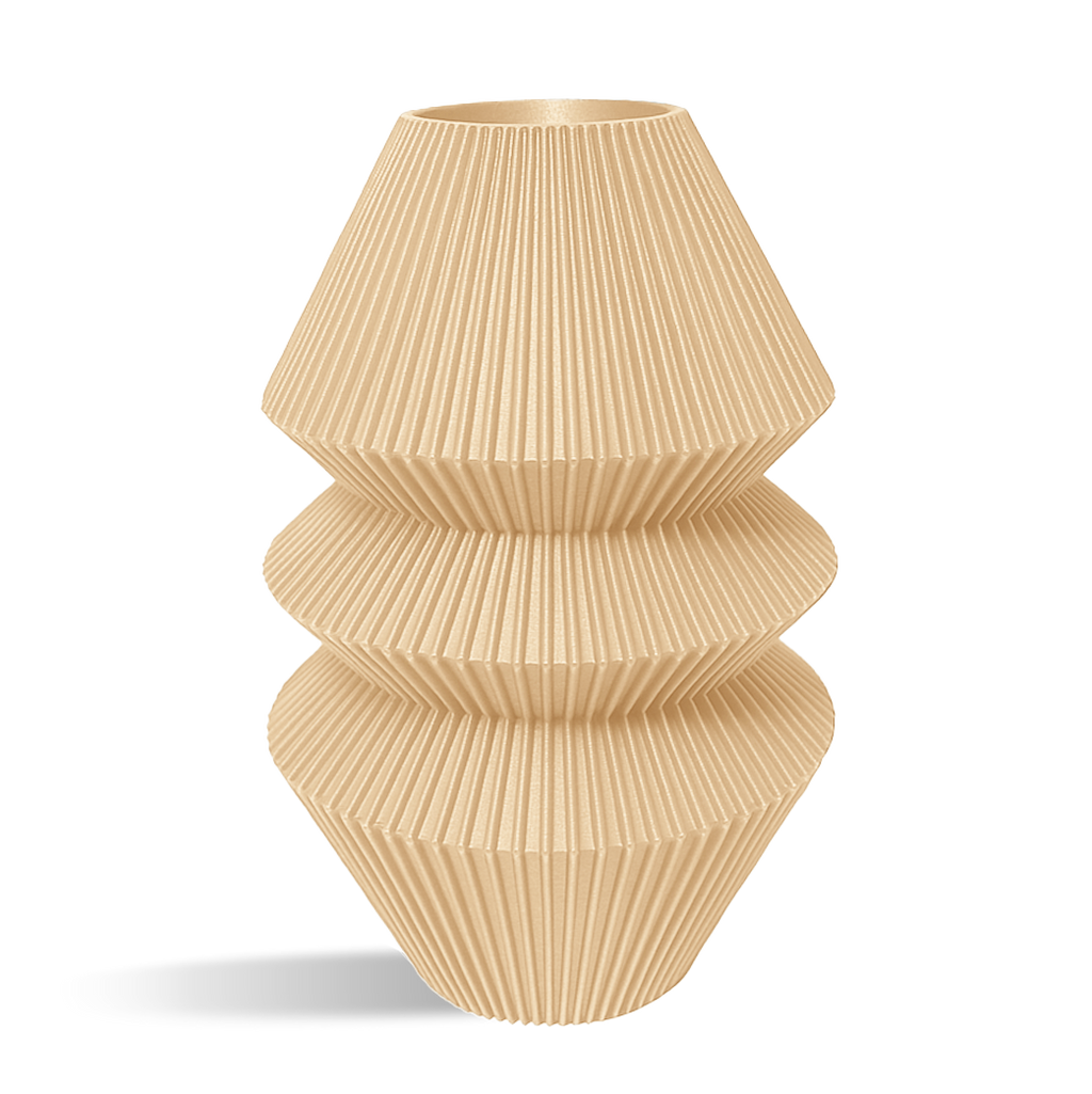 Pillar Decorative Vase - stripes