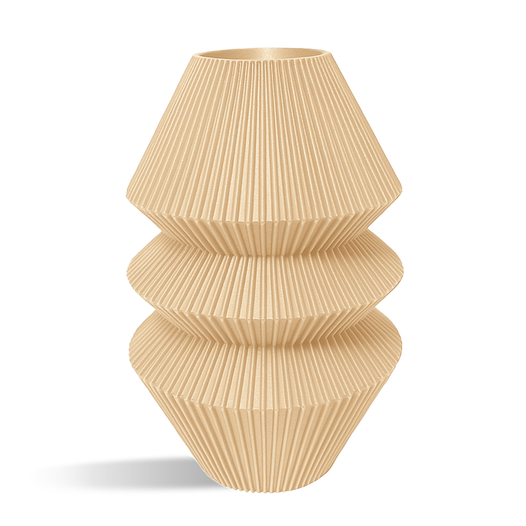 Pillar Decorative Vase - stripes