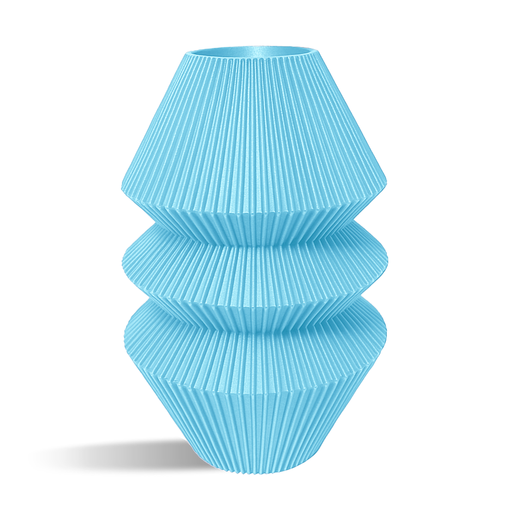 Pillar Decorative Vase - stripes