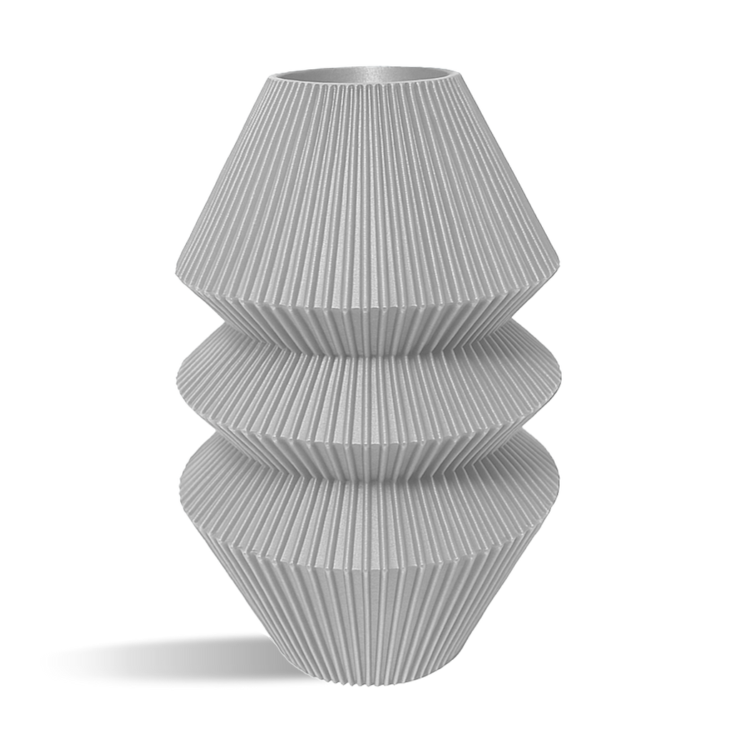 Pillar Decorative Vase - stripes
