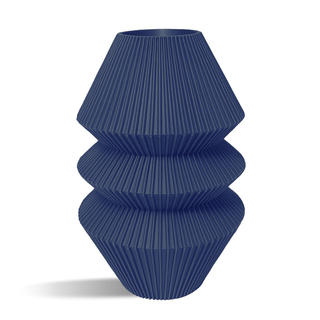 Pillar Decorative Vase - stripes