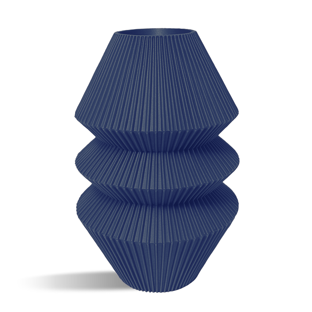 Pillar Decorative Vase - stripes