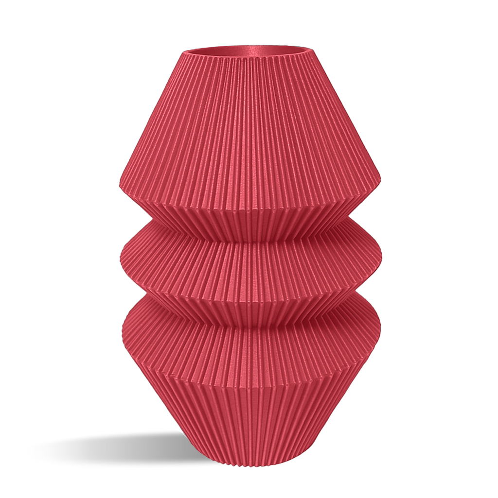 Pillar Decorative Vase - stripes