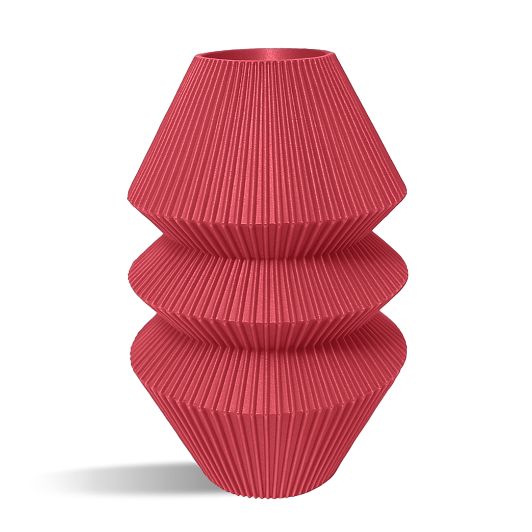 Pillar Decorative Vase - stripes