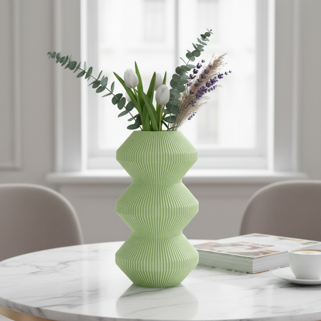 Pivot Decorative Vase - stripes