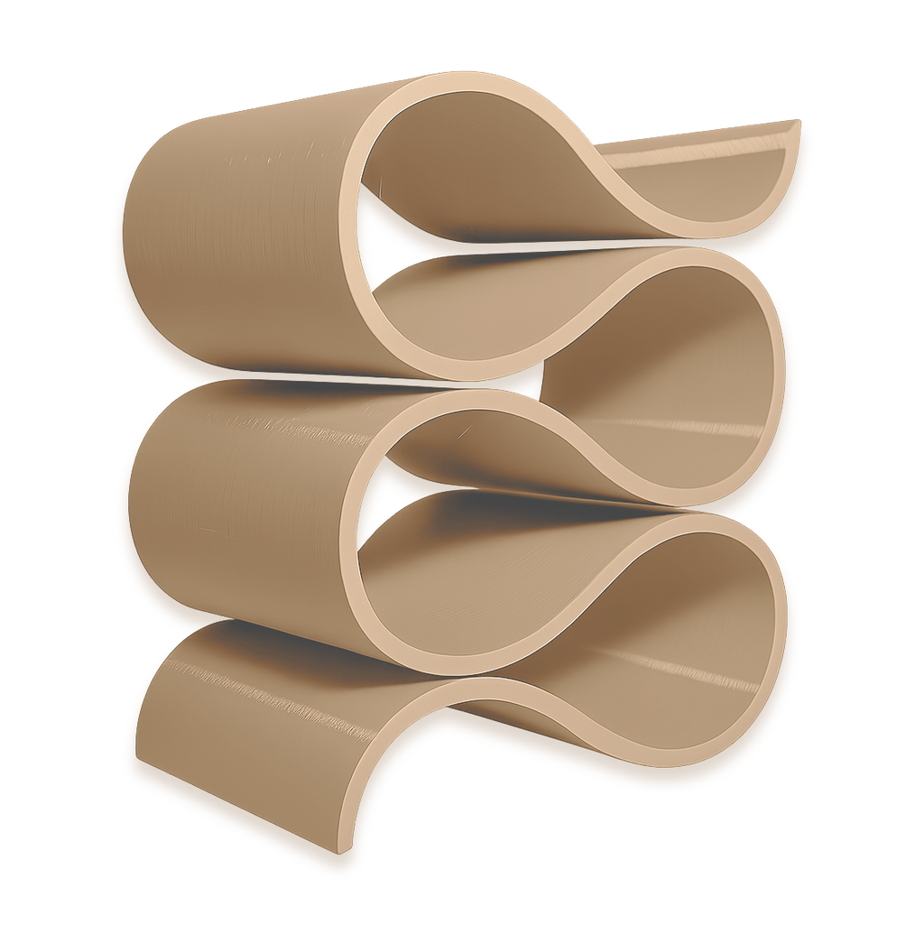 Ribbon Home Sculpture