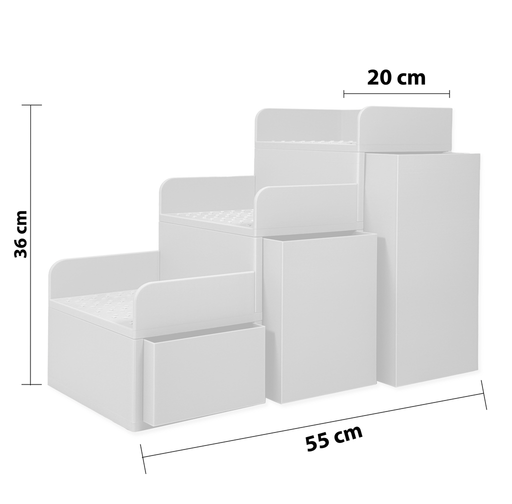 Pet Stairs Medianita - set with Storage Drawers