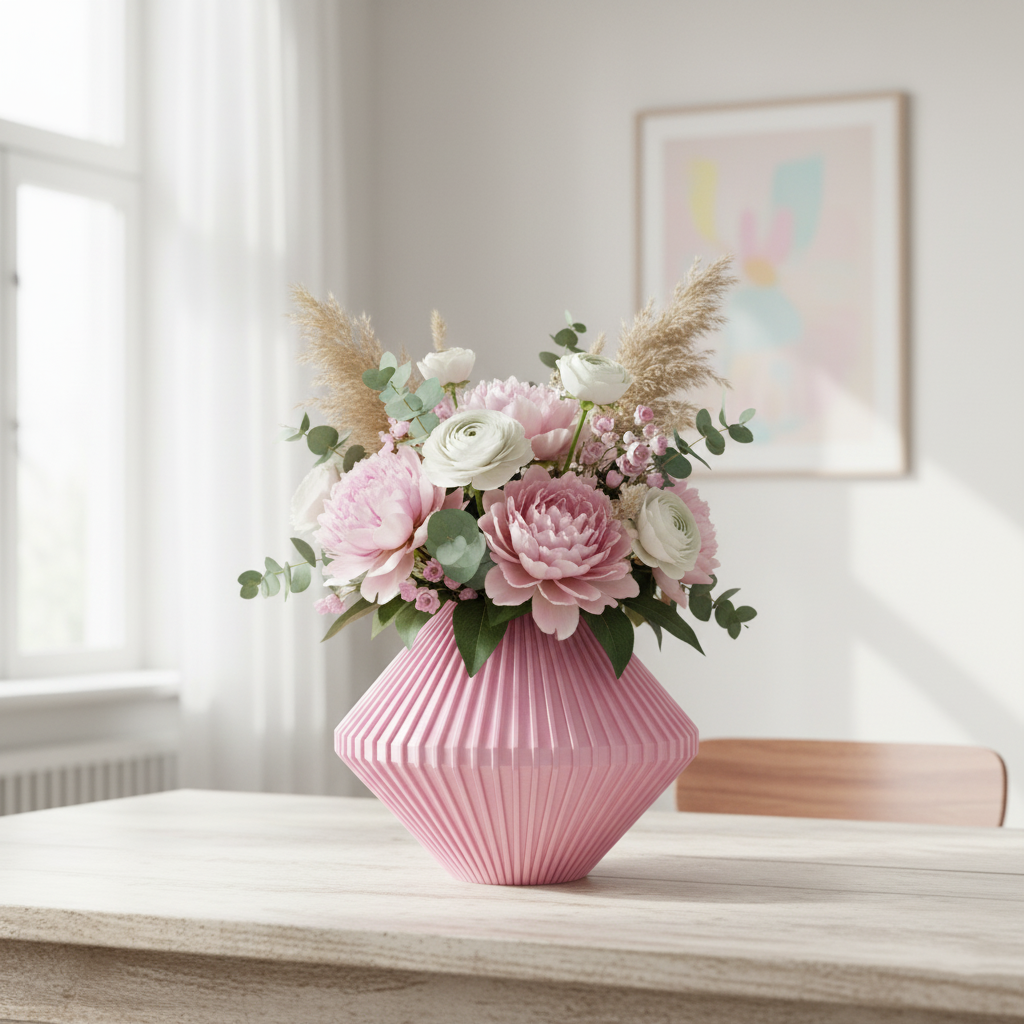Stackable Vase Twirl - lines