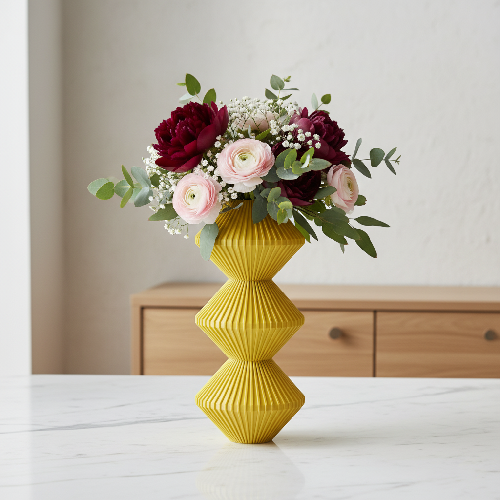 Stackable Vase Twirl Lines - Trio