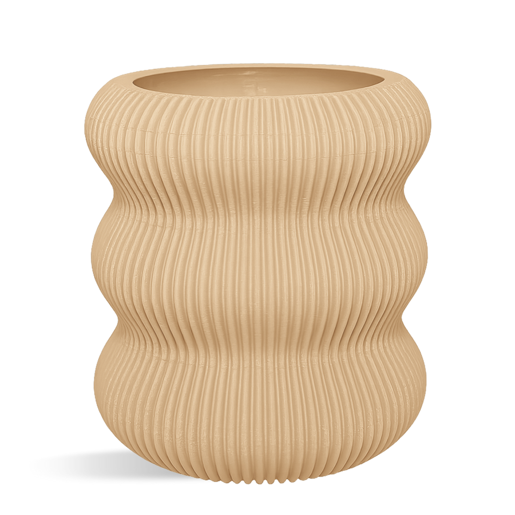 Decorative Waves Plant Pot