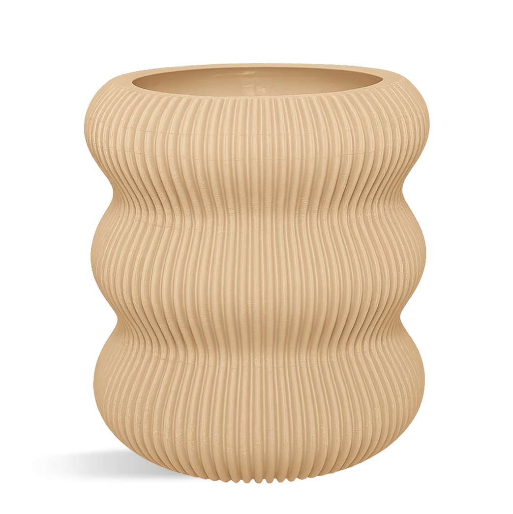 Decorative Waves Plant Pot