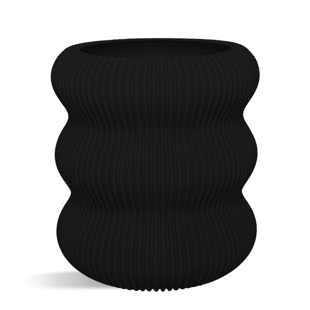 Decorative Waves Plant Pot