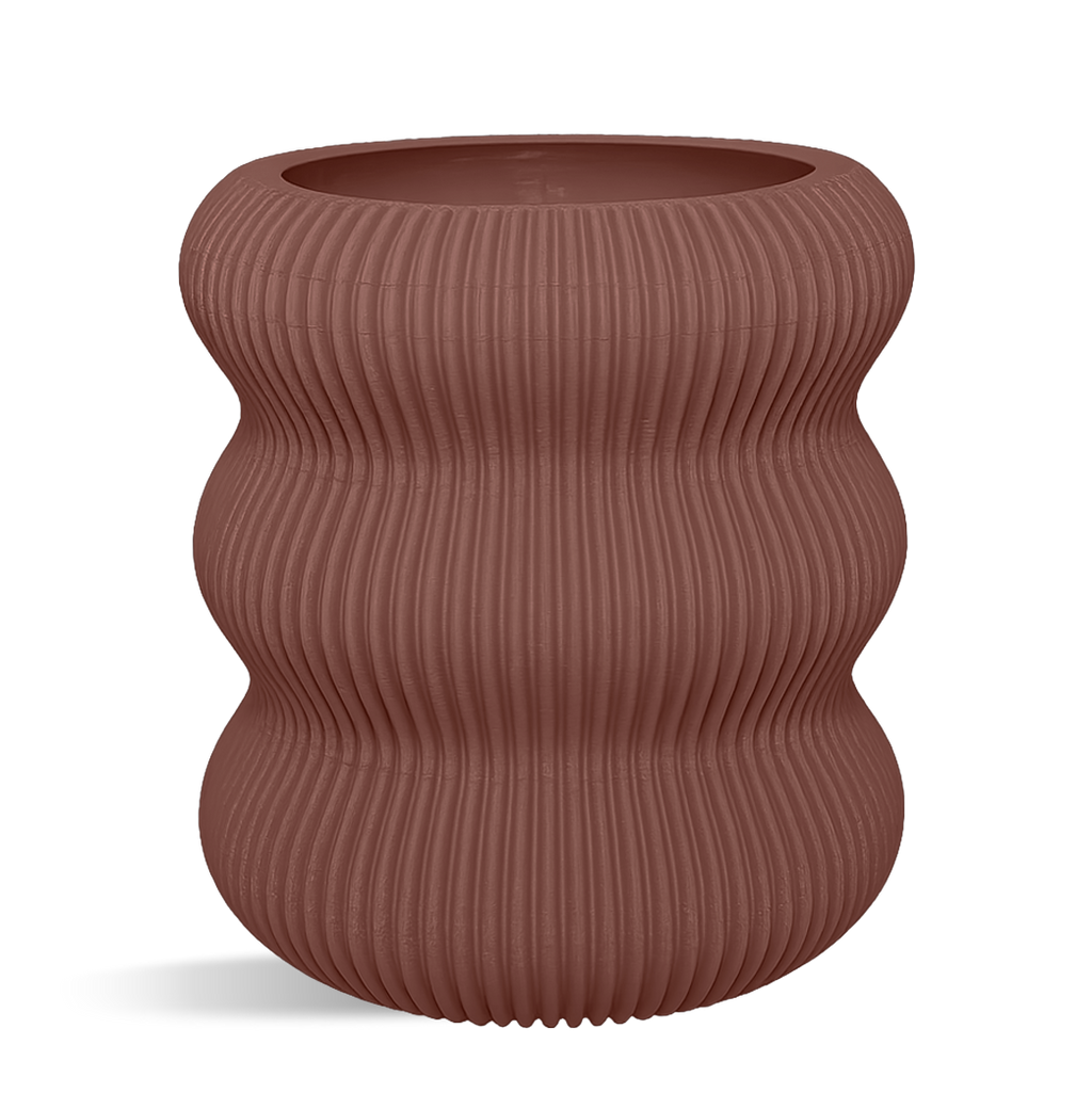 Decorative Waves Plant Pot
