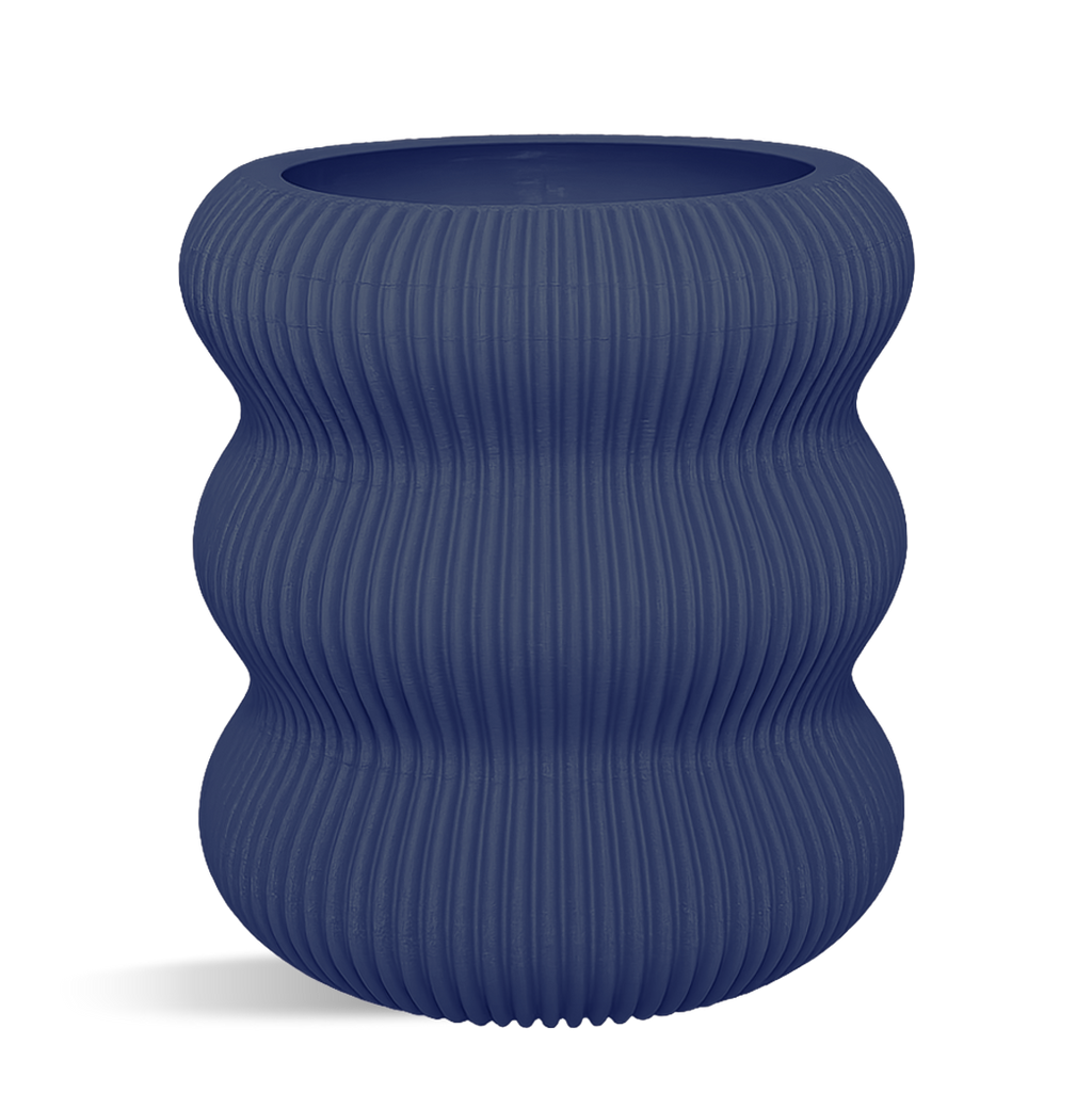 Decorative Waves Plant Pot