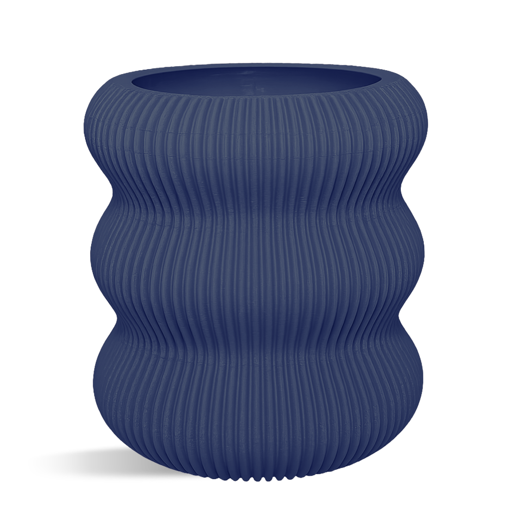 Decorative Waves Plant Pot