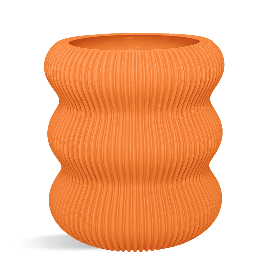 Decorative Waves Plant Pot