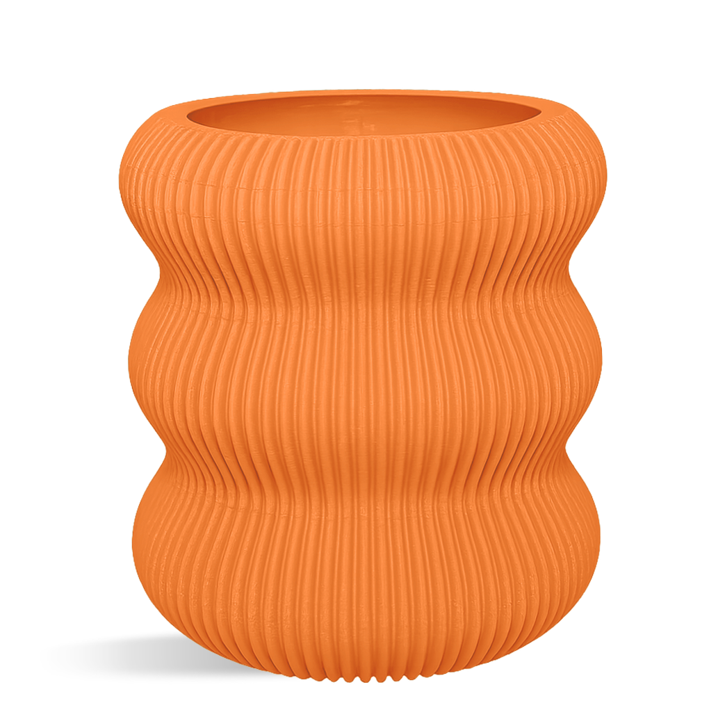 Decorative Waves Plant Pot