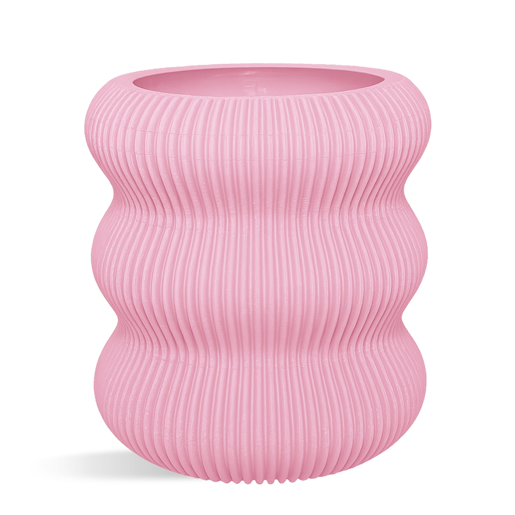 Decorative Waves Plant Pot