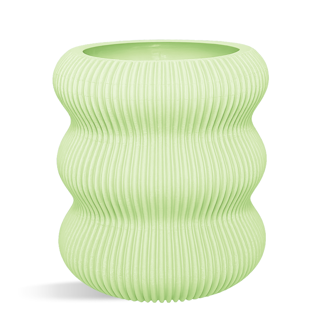 Decorative Waves Plant Pot