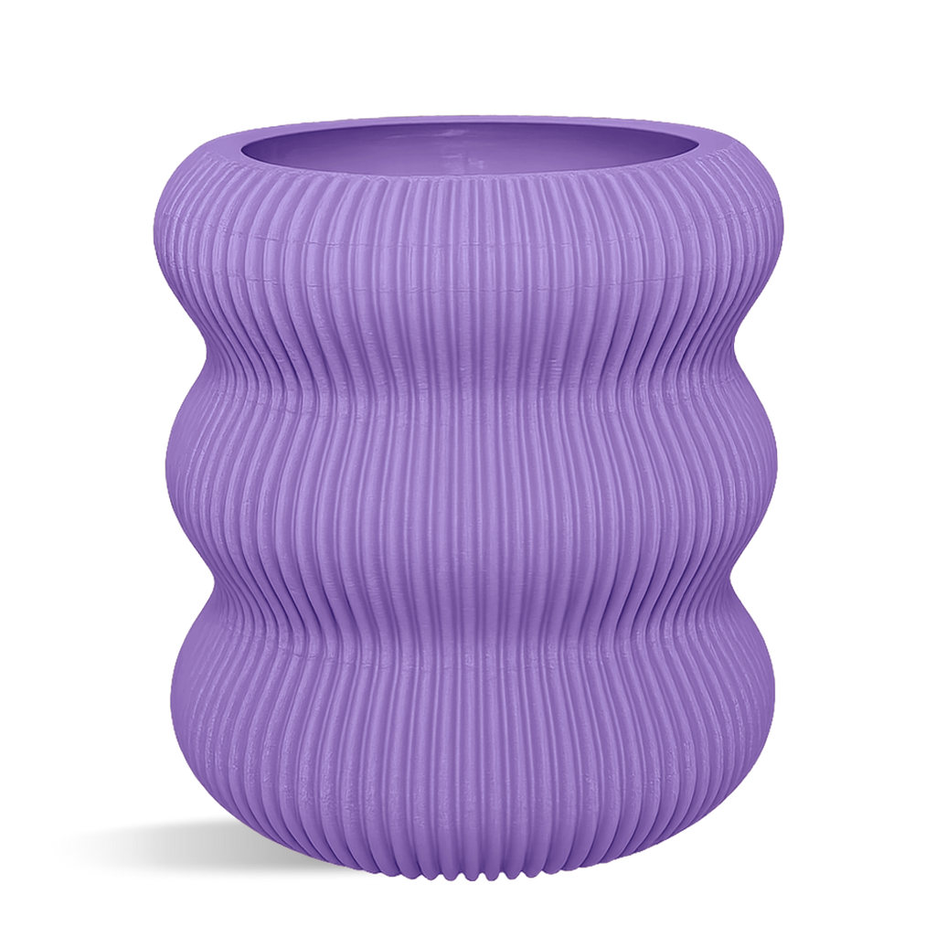 Decorative Waves Plant Pot