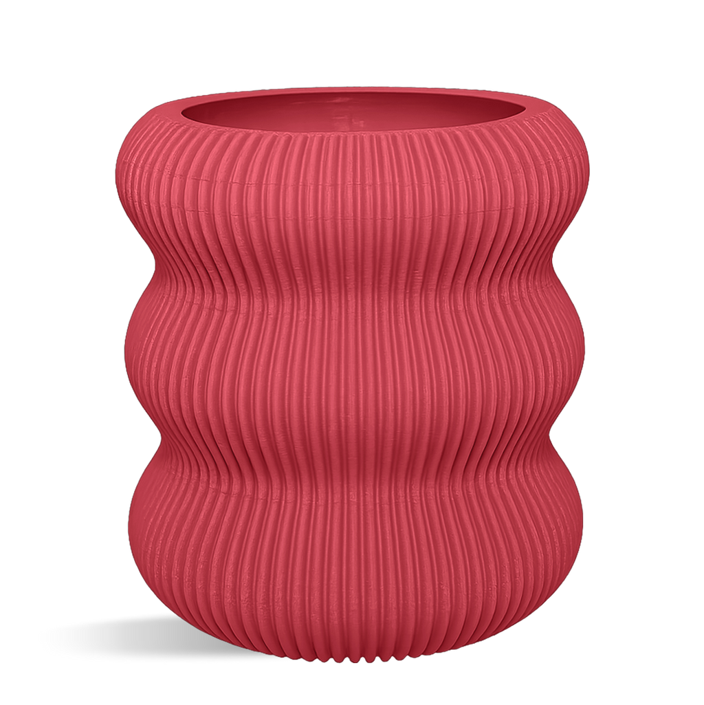 Decorative Waves Plant Pot